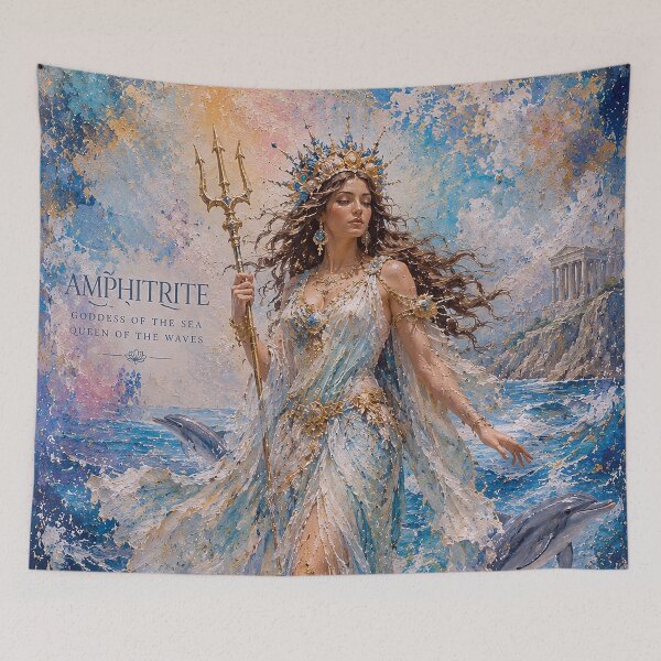 Item preview, Amphitrite, Queen of the sea painting. designed and sold by GalleryKauffeld.