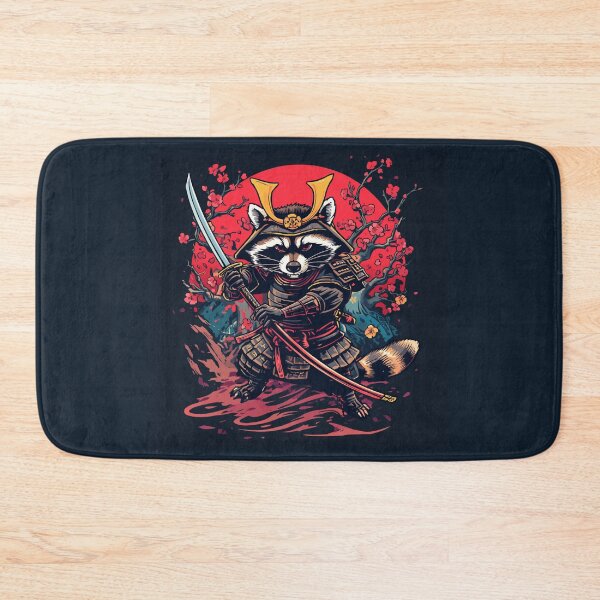 Item preview, Samurai Raccoon designed and sold by ArtCraftLab.