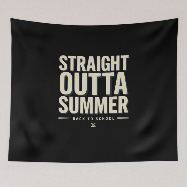 Item preview, Back to School, Funny Student Gift – Straight Outta Summer designed and sold by No Excuses Supply.