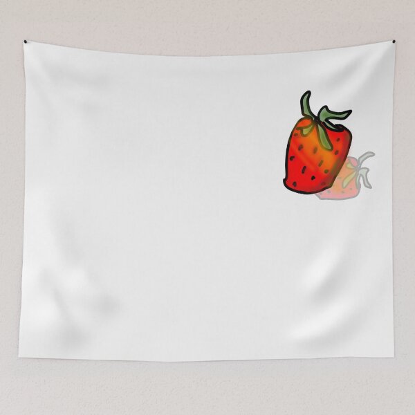 Item preview, Cute Hand Drawn Strawberry Doodle Illustration  designed and sold by AbbyWorldStudio.