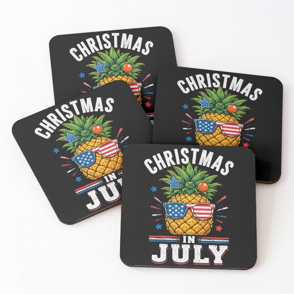 Item preview, Funny Christmas in July Pineapple USA Summer Beach Vacation designed and sold by OlakunleOloroz.