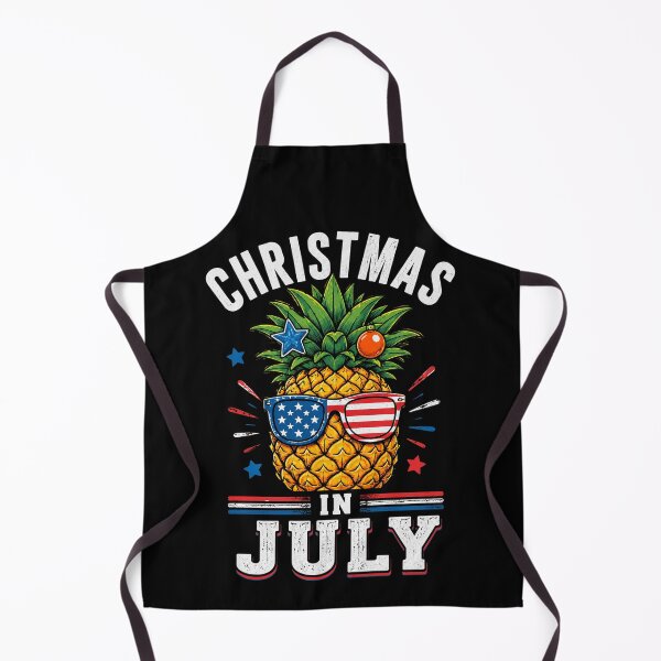 Item preview, Funny Christmas in July Pineapple USA Summer Beach Vacation designed and sold by OlakunleOloroz.