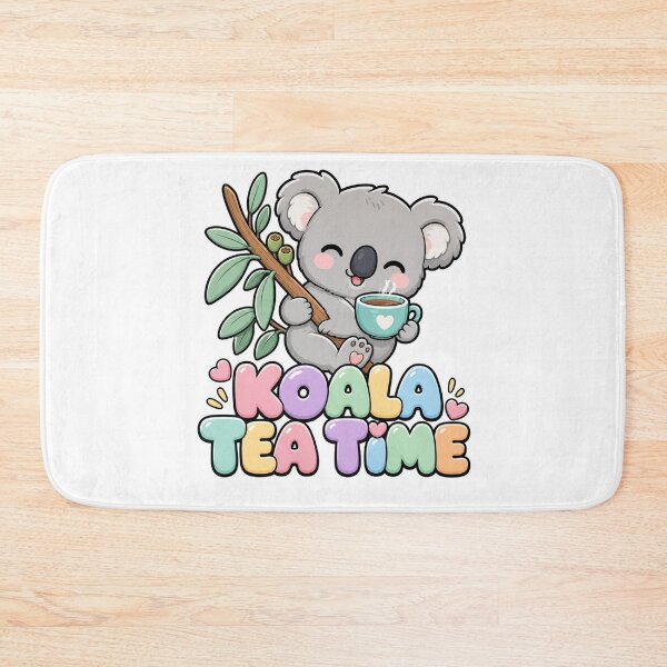 Item preview, Koala Tea Time Sweet Kawaii Koala with tea designed and sold by BoosterShop.