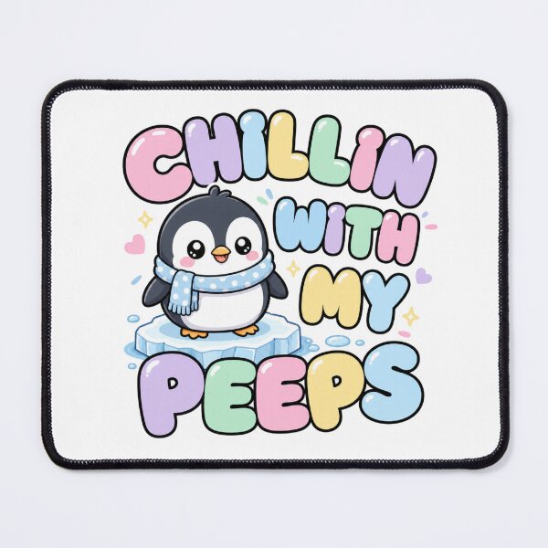 Item preview, Chillin With My Peeps Cute Kawaii Penguin designed and sold by BoosterShop.