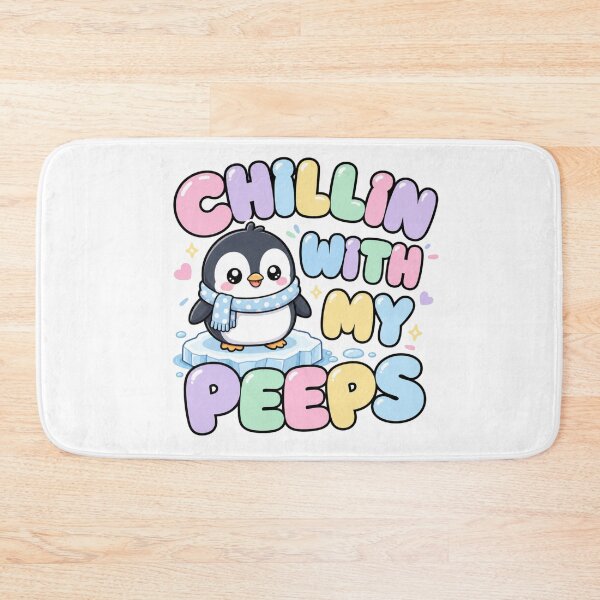 Item preview, Chillin With My Peeps Cute Kawaii Penguin designed and sold by BoosterShop.