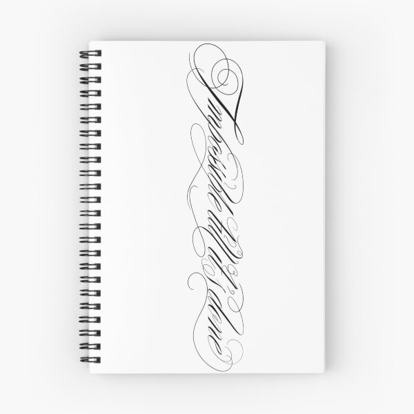Item preview, tattoo script qoute designed and sold by FionaTatts.