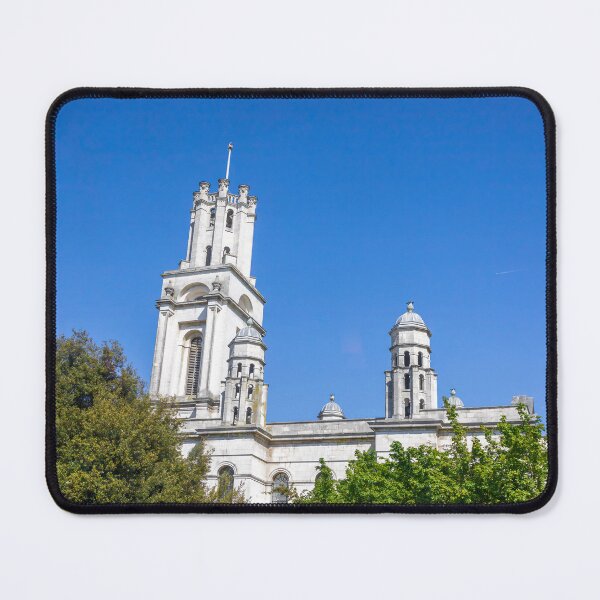 Item preview, Historic London Building Against Clear Blue Sky designed and sold by jrtwynam.