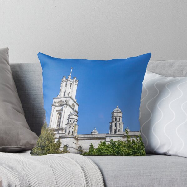 Item preview, Historic London Building Against Clear Blue Sky designed and sold by jrtwynam.