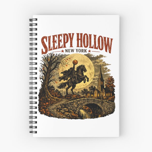 Item preview, Sleepy Hollow New York Vintage Travel Poster | Retro Headless Horseman Halloween Art designed and sold by Rewind Society.