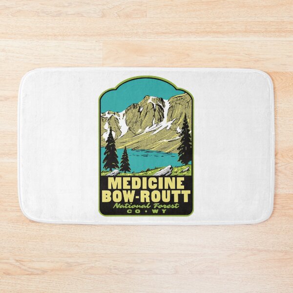 Item preview, Medicine Bow Routt National Forests Wyoming Retro designed and sold by HalpinDesign.