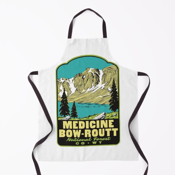Item preview, Medicine Bow Routt National Forests Wyoming Retro designed and sold by HalpinDesign.