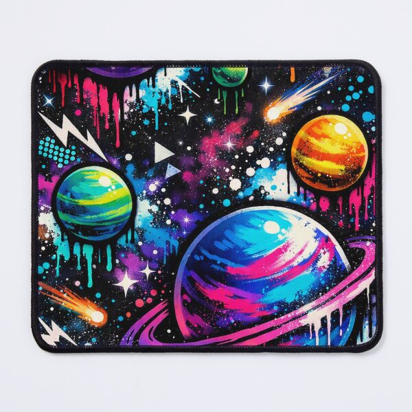 Item preview, Colorful Space Street Art Illustration designed and sold by Black Signal.