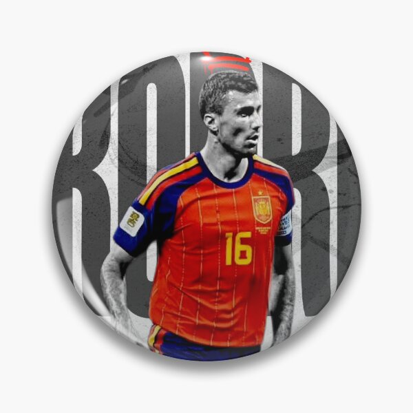 Item preview, Spain Midfield General No 16 Red Retro Football Poster 2026 designed and sold by Af-RT10.