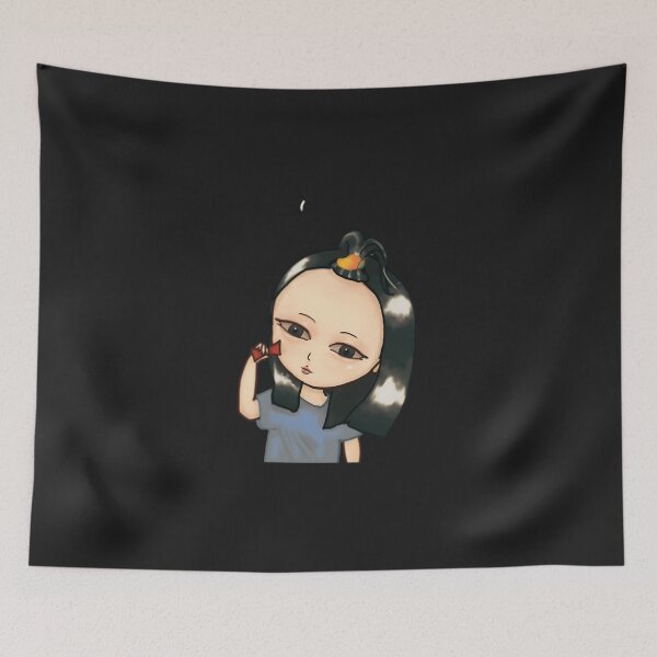 Item preview, Chibi Cute Girl holding Red Card designed and sold by WhimsyWeird.