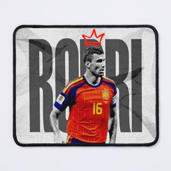 Item preview, Spain Midfield General No 16 Red Retro Football Poster 2026 designed and sold by Af-RT10.