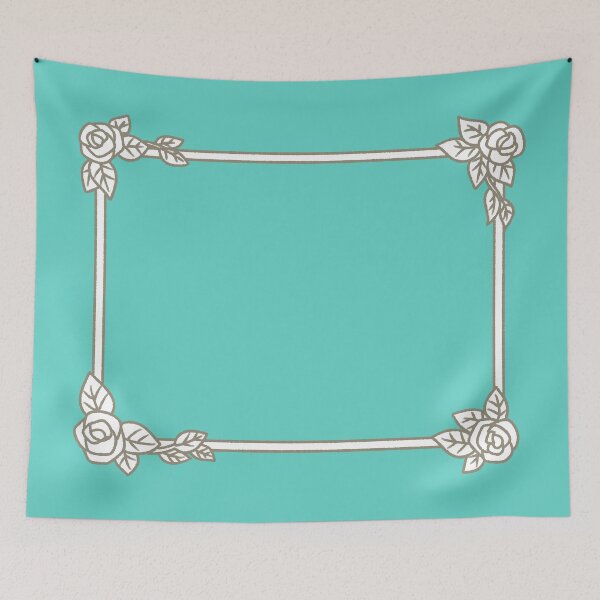 Item preview, Vintage Rose Flower Frame Illustration designed and sold by ubborn.