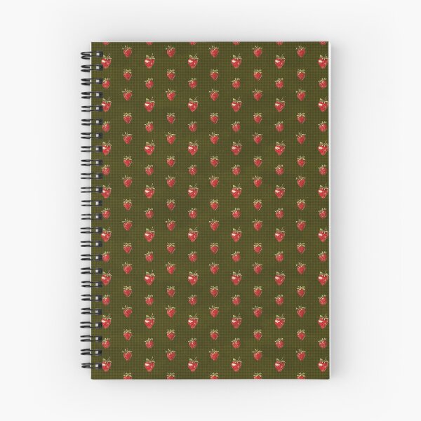Item preview, Strawberry Dark Green Plaid Pattern  designed and sold by LouieVanille.