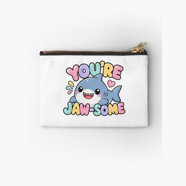Item preview, You're jaw-some! Cute Kawaii Shark designed and sold by BoosterShop.