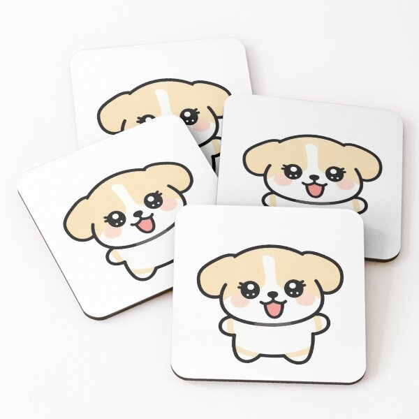 Item preview, Cute Smiling Kawaii Dog Cartoon | Adorable Puppy Sticker & Gift Design designed and sold by Rood Art Studio.
