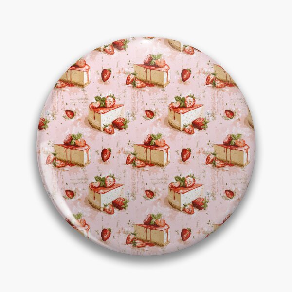 Item preview, Strawberry Pie Pink Pattern  designed and sold by LouieVanille.