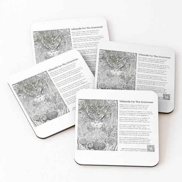 Item preview, Villanelle For The Greenman - Poem & Art designed and sold by Coppola&Shuttleworth.
