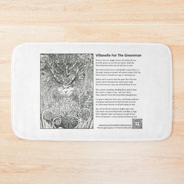 Item preview, Villanelle For The Greenman - Poem & Art designed and sold by Coppola&Shuttleworth.