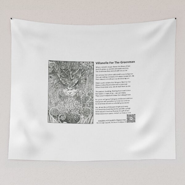 Item preview, Villanelle For The Greenman - Poem & Art designed and sold by Coppola&Shuttleworth.