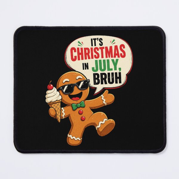 Item preview, Gingerbread Christmas in July Bruh designed and sold by OlakunleOloroz.