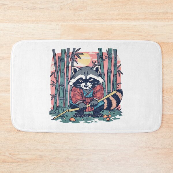 Item preview, Samurai Raccoon designed and sold by ArtCraftLab.