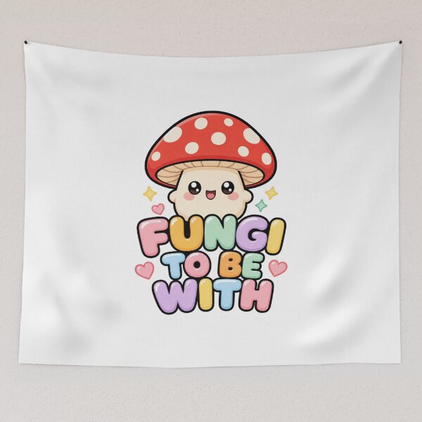Artikelvorschau, Fungi To Be With Süßer Kawaii Pilz entworfen und verkauft von BoosterShop.