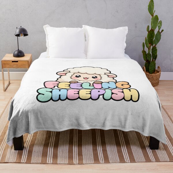 Item preview, Feeling Sheepish Cute Kawaii Sheep designed and sold by BoosterShop.