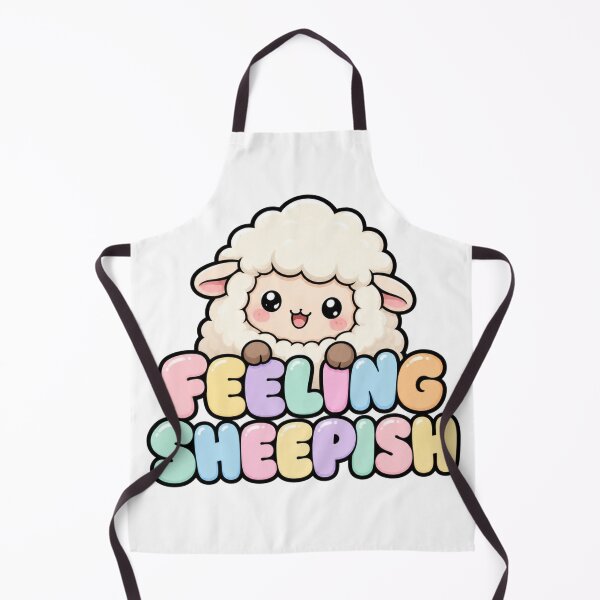 Item preview, Feeling Sheepish Cute Kawaii Sheep designed and sold by BoosterShop.