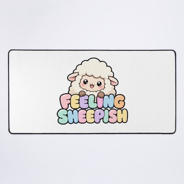 Item preview, Feeling Sheepish Cute Kawaii Sheep designed and sold by BoosterShop.