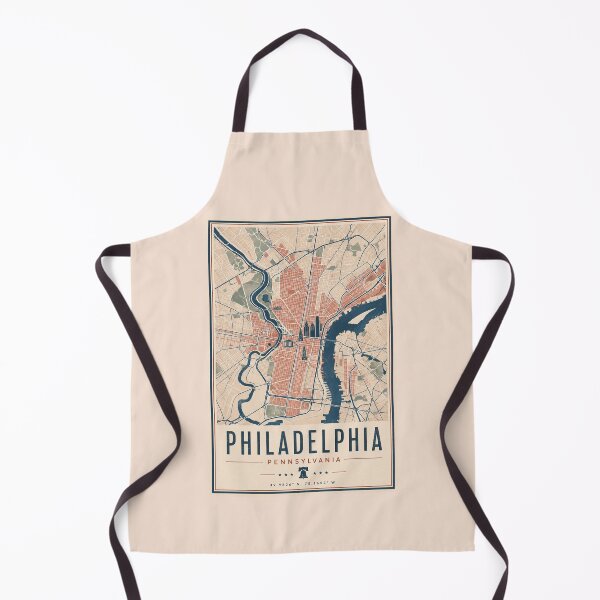 Artikelvorschau, Minimalistische Stadtkarte von Philadelphia entworfen und verkauft von Furflix.