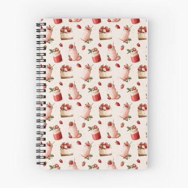 Item preview, Strawberry Milkshake and Pie Pattern  designed and sold by LouieVanille.