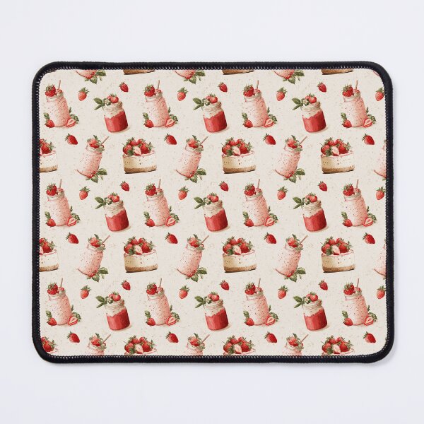 Item preview, Strawberry Milkshake and Pie Pattern designed and sold by LouieVanille.