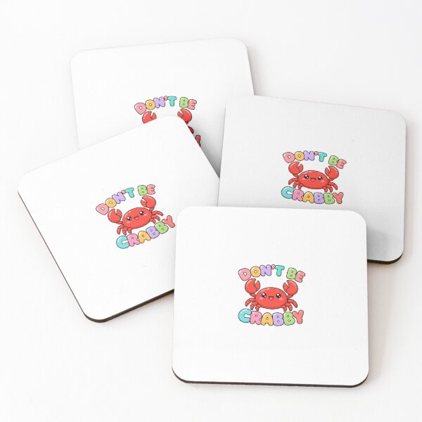 Item preview, Don't Be Crabby! Cute Kawaii Crab designed and sold by BoosterShop.