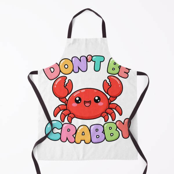 Item preview, Don't Be Crabby! Cute Kawaii Crab designed and sold by BoosterShop.