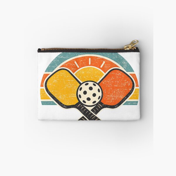 Item preview, Pickleball Paddles Retro Sunset Vintage Badge designed and sold by eignvalue.