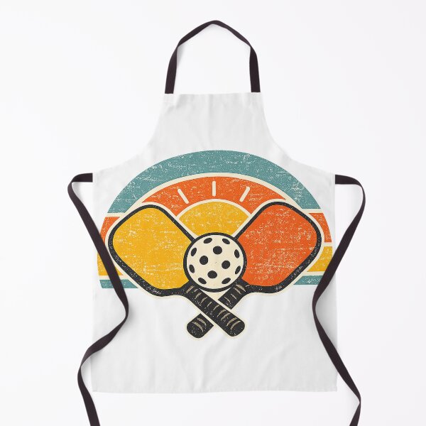 Item preview, Pickleball Paddles Retro Sunset Vintage Badge designed and sold by eignvalue.