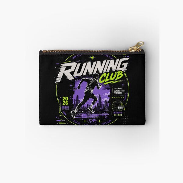 Item preview, Vintage Running Club Badge Retro Runner and Marathon Fitness Design designed and sold by WORN.THOUGHTS.