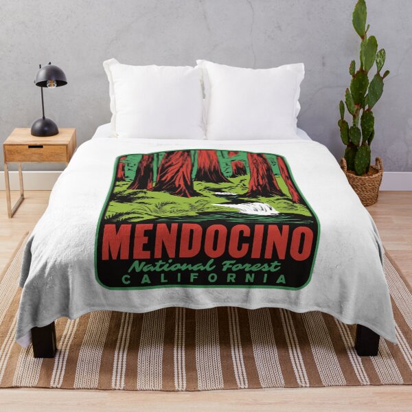 Item preview, Mendocino National Forest California Retro designed and sold by HalpinDesign.