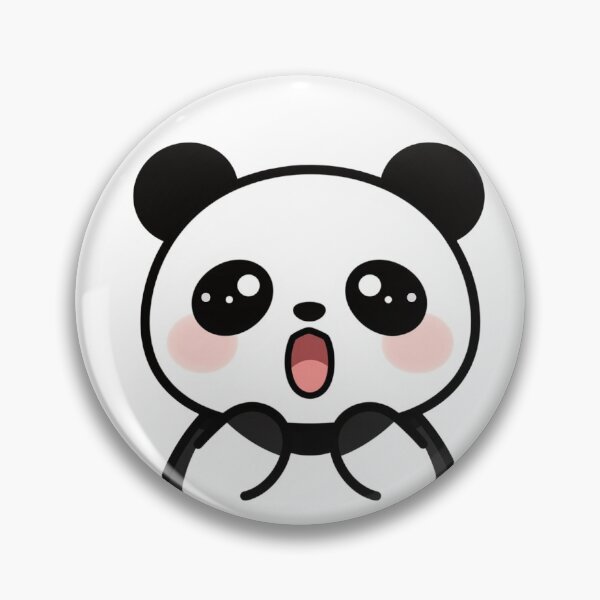 Item preview, Cute Amazed Kawaii Panda Cartoon | Adorable Surprised Bear Sticker & Gift Design designed and sold by Rood-Art-Studio.