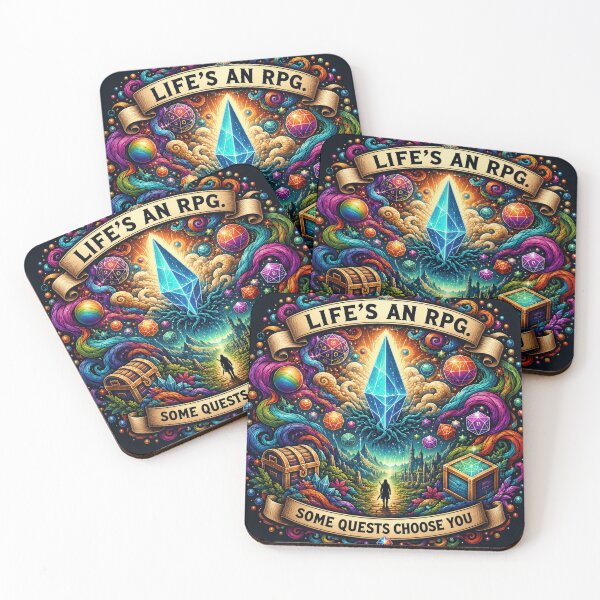 Item preview, Some Quests Choose You – RPG Fantasy Art designed and sold by desAIgns by Rosa.