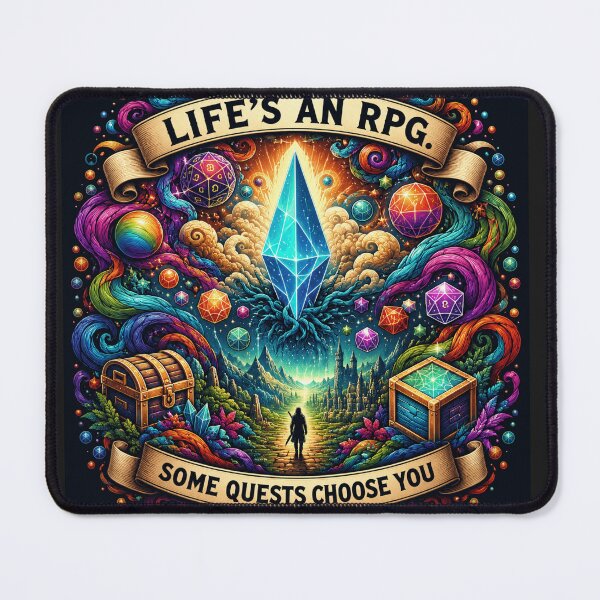 Item preview, Some Quests Choose You – RPG Fantasy Art designed and sold by desAIgns by Rosa.
