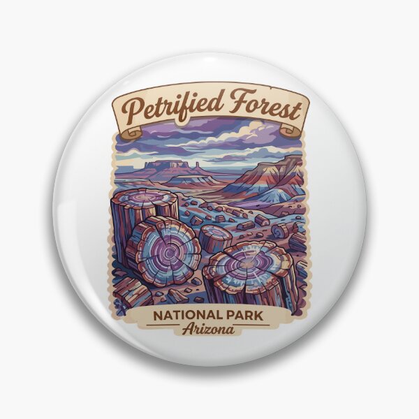 Item preview, Petrified Forest National Park Arizona Retro Design designed and sold by Gideon Emmerich.