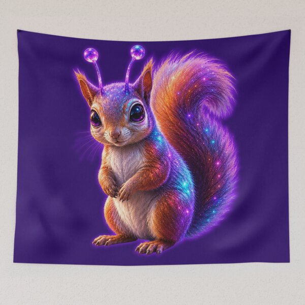 Item preview, Cosmic Alien Squirrel designed and sold by SecretSquirrellDesigns.