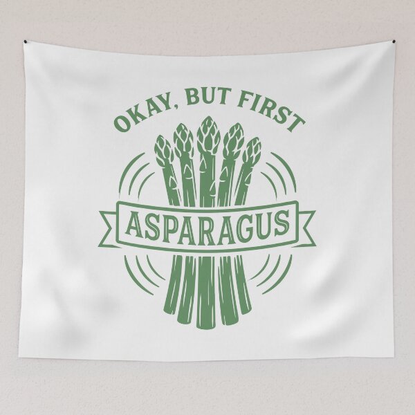 Item preview, Okay But First Asparagus Vegetable Lover designed and sold by AntiqueImages.