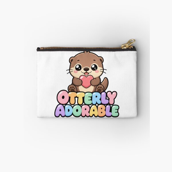 Item preview, Otterly Adorable Cute Kawaii Otter with Heart designed and sold by BoosterShop.
