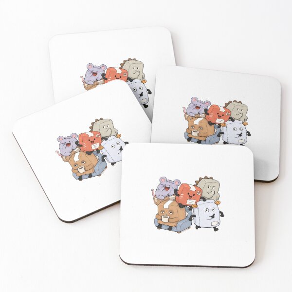 Item preview, Cute Parcel Animals Coffee Break & Happy Workday⁠ designed and sold by PackFeelStudio.